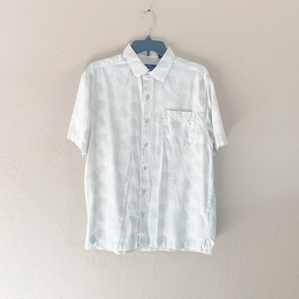 🌿Final Sale Nat Nast Tropical Leaf Print Button‎ Up Shirt